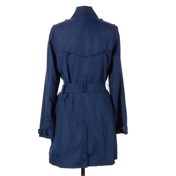 Burberry Balmoral Trench Coat Jacket - Navy | Size 10 - Picture 3 of 3